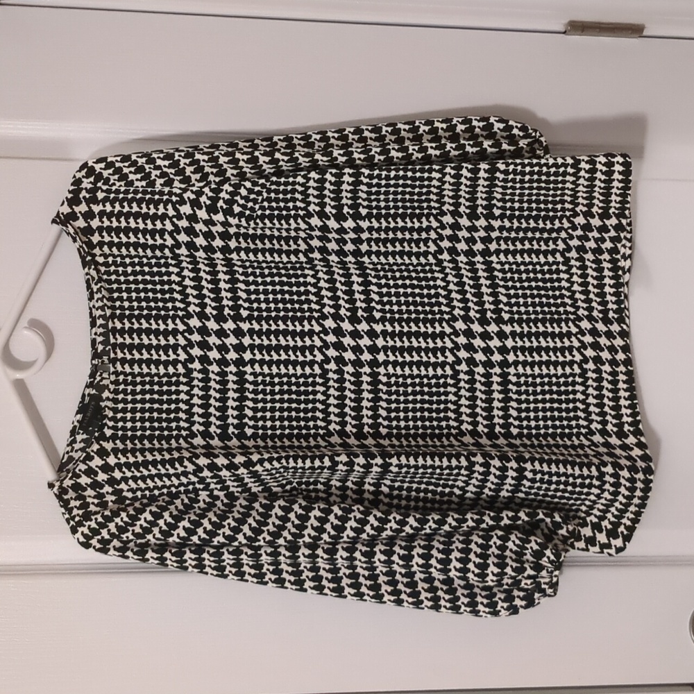 Talbot's houndstooth top